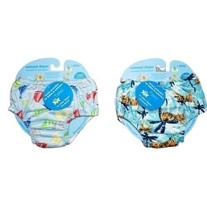 GREEN SPROUTS i Play Swimsuit Diaper Size 6 months- 2 Pairs
